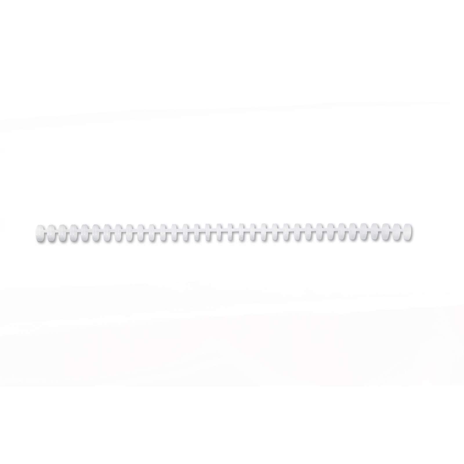 GBC ClickBind Binding Spines, 12 mm, 95 Sheet Capacity, A4, 34 Ring, White, 388057E