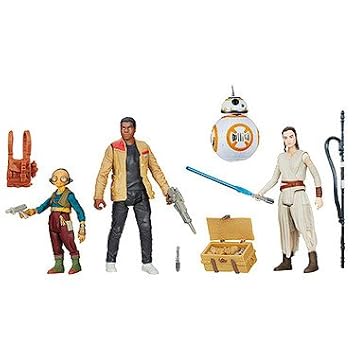 Hasbro Star Wars B6815EU0 - Episode 7 Takodana Encounter 3.75 Zoll Figuren 4er Set, Actionfiguren