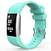 Fitbit Charge 2 Band, MoKo Soft Silicone Adjustable Replacement Sport Strap Band for Fitbit Charge 2 Heart Rate + Fitness Wristband, Wrist Length 5.70