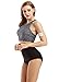 Creabygirls Womens High Waist 2 Piece Bikini Swimsuit Spa Swimsuit (X-Large, Geometry Black)