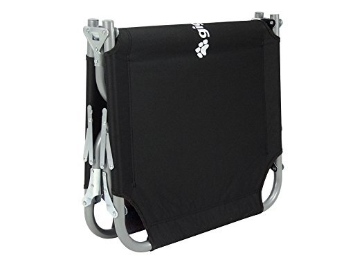 Large Elevated Pet Cot with Steel Frame - Foldable Raised Play and Rest Bed for Dogs and Cats with Bonus Storage Bag - 42" x 24" - by GigaTent - Thumbnail 3