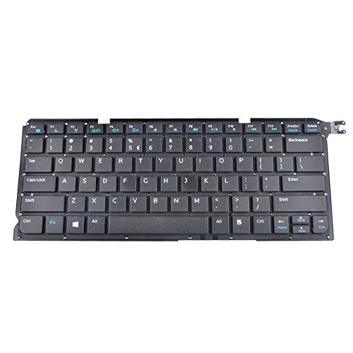 Eathtek Replacement Keyboard without Frame for Dell Vostro 5460 V5460 5470 V5470 5480 V5480 14-5439 5480R 5439 P41G 14Z 14" series Black US Layout
