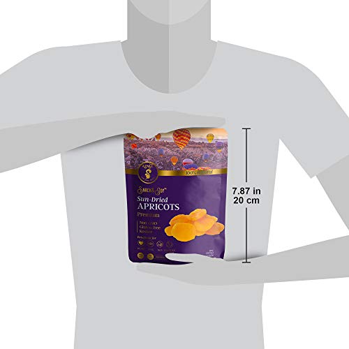 AZNUT Turkish Dried Apricots, No Sugar Added, 100% Natural Premium Quality, NON-GMO Project Certified, Kosher, Gluten… - Image 8