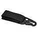 Cy3Lf High quality Nylon Velcro, Gear Keeper Pouch, can be used as Key Chain, Key Ring Holder, Compatible with Molle Bags, perfect webbing attachment strap(BLACK,SET OF 2)