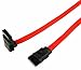 Cables Unlimited 18-Inch SATA Cable Right Angle Connector to Straight Connector