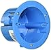 Carlon B618RR-UPC Ceil Round Old Work Box, 4.53, Blue
