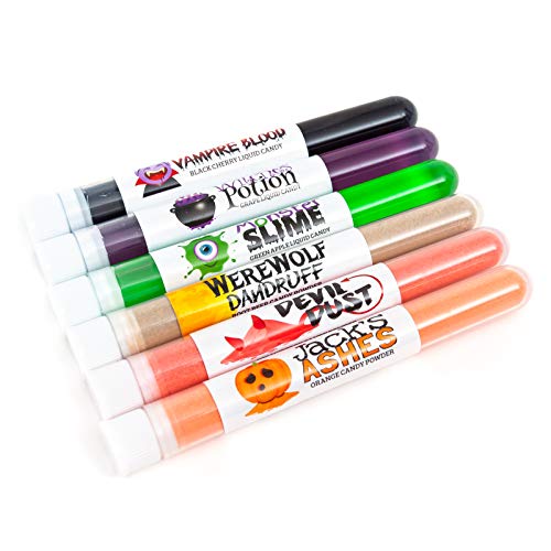 Sour Candy, Monster 6 Pack, Vampire, Monster, Witch, Devil, Werewolf