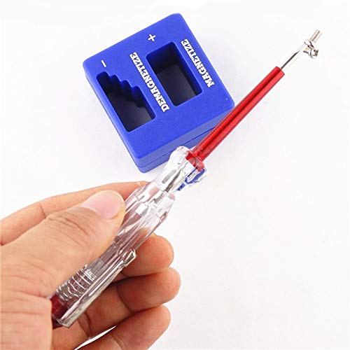lzndeal Magnetizer,Screwdriver,Tips,Screw Bits,Durable,Long-Lasting,Magnetizer Demagnetizer Magnetic Tool for Screwdriver Tips Screw Bits Pick-up - Thumbnail 4