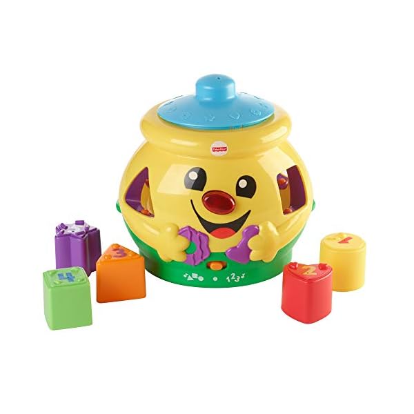 Fisher-Price-H8179-Cookie-Shape-Surprise-Laugh-and-Learn-Shape-Sorter-Baby-Learning-Toy-with-Numbers-Colours-and-Music-Suitable-for-6-Months Fisher-Price H8179 Cookie Shape Surprise, Laugh and Learn Shape Sorter Baby Learning Toy with Numbers, Colours and Music…