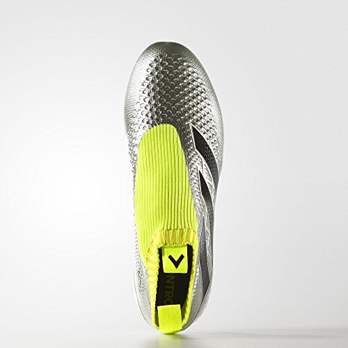Adidas Ace 16 Purecontrol Fg Silvmt Cblack Syellow Shoes 10a