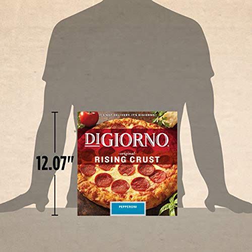 DIGIORNO Original Rising Crust Pepperoni Frozen Pizza, 27.5 oz. | Made with Mozzarella Cheese