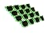 8-Bit Pixelated Sunglasses Birthday Party Favors (8 Pack) - Party Bag Fillers for Miner Themed Parties