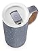 Ello Campy Vacuum Insulated Stainless Steel Water Bottle with Slider Lid, 16 oz, Earth Grey