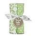 Lauren 4 Pack Burp Cloth Set - 4 Deluxe Burp Cloths, Dot, Stripe, Circle and Stripe Print, Green, Gray and White, White Cotton Terry Cloth, 10 in x 13 in