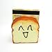 Pursuestar Kawaii Slow Rising Squishy Slice Toast Random Expression Phone Card Holder Hand Pad Fun Toy Gift