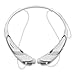 Bluetooth Headphones / Headset Rymemo Match Color Wireless Music Earphones Stereo Earbuds Sports/running Magnetic Neckband Style for Cellphone,Silver-White