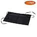 Hotis Black 3 Pockets Waist Apron Aprons Bartender Apron Money Apron Check Holder Kitchen Waist Restaurant Servers Waitress Half Apron, 1 Pack Apron