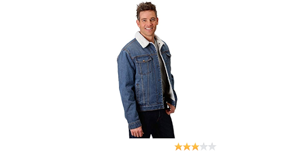 Roper Denim Jacket with Sherpa Lining 