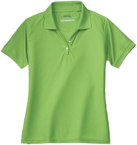 Skins Game Ladies Recycled Jacquard Polo Shirt, GREEN APPLE, XX-Large