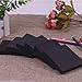 Black Sticky Notes, 6 Pads, 3 X 3 Inch, 100 Sheets/Pad, Self-Stick Notes Pads, Easy Post Notes for Office, School, Home (Black)