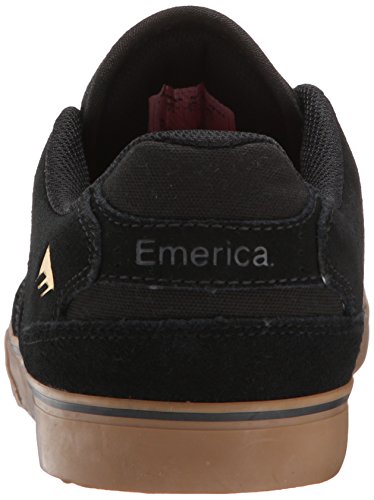 Emerica Men's The Reynolds Low Vulc, Black/Gum Multi, 13 D US - Thumbnail 2