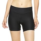 4ucycling Women's Cycling Shorts 3D Padded Brief Underwear Black
