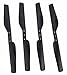 Jrelecs 2 Pairs Carbon Fiber Propellers for Parrot AR.Drone 1.0 & 2.0 Upgrade CW/CCW Propellers
