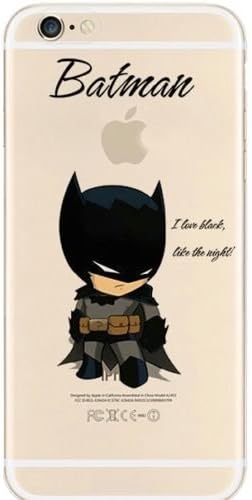 New Marvels Avenger Transparent Clear TPU Soft Case For Apple iPhone 7 Plus BATMAN