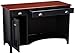 Bush Furniture Fairview Home Office Desk, Antique Black/Hansen Cherry