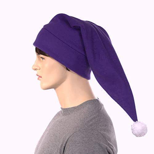 purple stocking cap