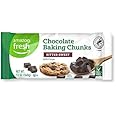 Amazon Fresh, Dark Chocolate Chunks, Baking Chips, Bittersweet, 12 Oz