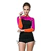 BeAllure-Womens-2mm-Neoprene-Long-Sleeve-Wetsuit-Jacket-for-Diving-Surfing