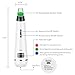 Zdatt Blackhead Remover Pore Vacuum with Beauty Lamp Care Comedo Suction Exfoliating Electric Comedone Acne Extractor Facial Cleaner with 5 Suction Heads and 5 Level Suction Force-FDA Approved