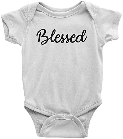 Aprojes Blessed One Piece Baby Bodysuit – Christian Baptism Christening Gifts