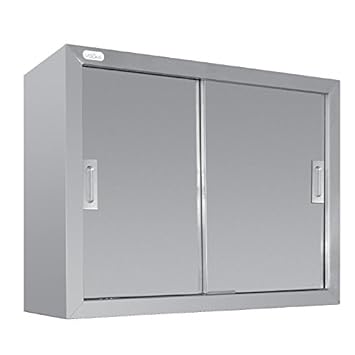 Vogue Wall Cupboard 600x900x300mm Stainless Steel Kitchen Storage