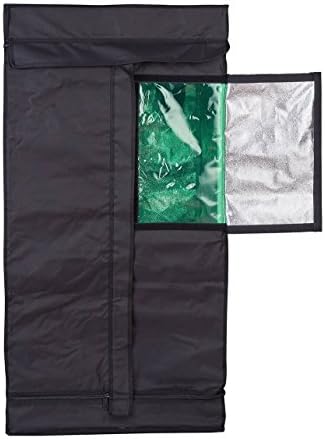 Price Off Peseetek Indoor Grow Tent with Green Observation Window Stronger Steel Frame&High Reflective Mylar Grow Room for Indoor Planting Grow Tent Floor Tray Included (24โโx24โโx48โwith Window)