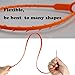 AUSAYE 5 Pack 25 Inch Sink Snake Drain Clog Remover Cleaner Drain Auger Hair Cather Shower Drain Cleaning Tool