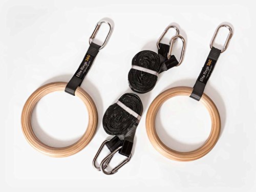Elite Rings 360 - Wooden Gymnastics Rings