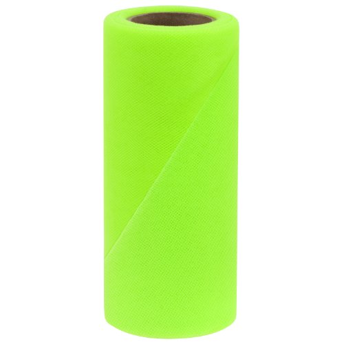 Falk Fabrics Tulle Spool, 6-Inch by 25-Yard, Citrus