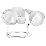 Brinks 7164W LGT 2H Flood 180-Degree Motion with Cord White Light