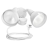 Brinks 7164W LGT 2H Flood 180-Degree Motion with Cord White Light