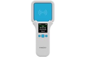 YANZEO SR300 UHF RFID Reader 860Mhz-960Mhz RFID Scanner Wireless Bluetooth Handheld RFID Reader, UHF Tag Reader for Clothing, Shoes, Jewellery Shop and Warehouse Inventory