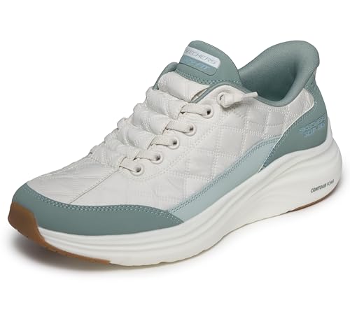 Skechers レディース スニーカー, セージ=セージ。, 24.5 cm