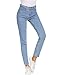 Boyfriend Jeans for Women 1980s High Waist Loose Fit Classic Straight Pants