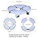 inkint Plant Flower Pot Stand with Wheels Heavy Duty Removable Plant Caddy Flower Pot Stands on Wheels for Indoor Outdoor Home Garden 440lb Capacity 20”thumb 4