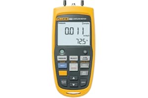 Fluke 922 Airflow Micromanometer with Bright Backlit Display, Plus/- 0.6 Psi Pressure, 16000 Fpm Velocity, 99999 Cfm Volume