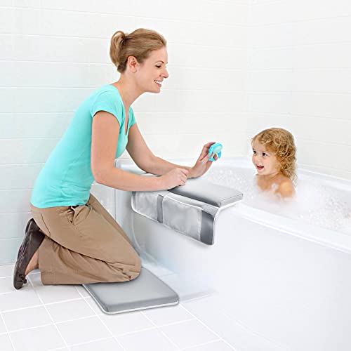 Bath Kneeler and Elbow Rest Pad Set, 1.5 inch Thick NonSlip Baby Bath