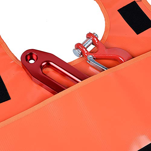 Astra Depot Orange Winch Damper Winch Cable Damper Safety Recovery