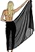 LA LEELA Women's Bikini Sarong Cover up Wraps One Size Solid Black