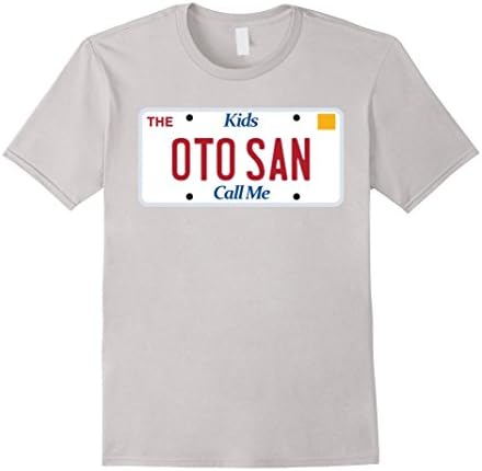 Mens Father's Day t-shirt; Oto San tshirt; dad dada daddy pa tee 3XL Silver